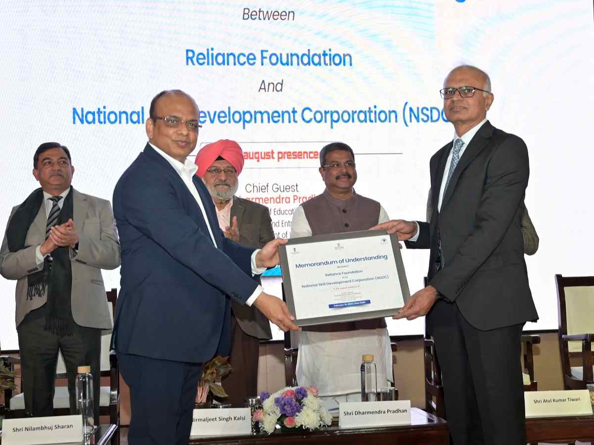 Reliance Foundation partners with NSDC to impact half a million youth