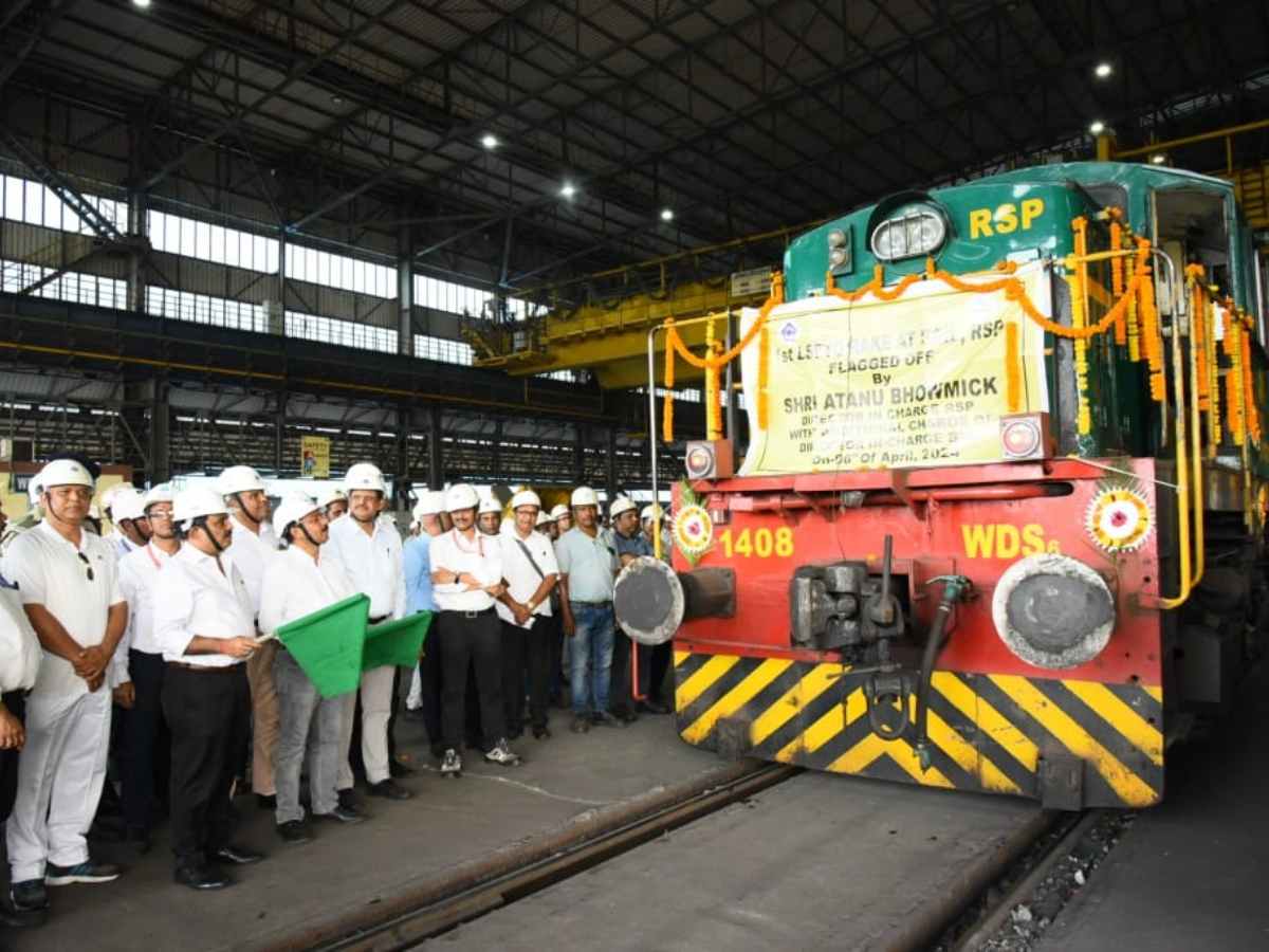 SAIL RSP commenced operation of LSFTO rake