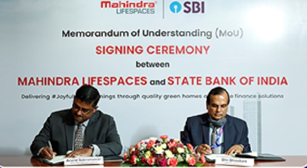 SBI signed MoU with Mahindra Lifespace