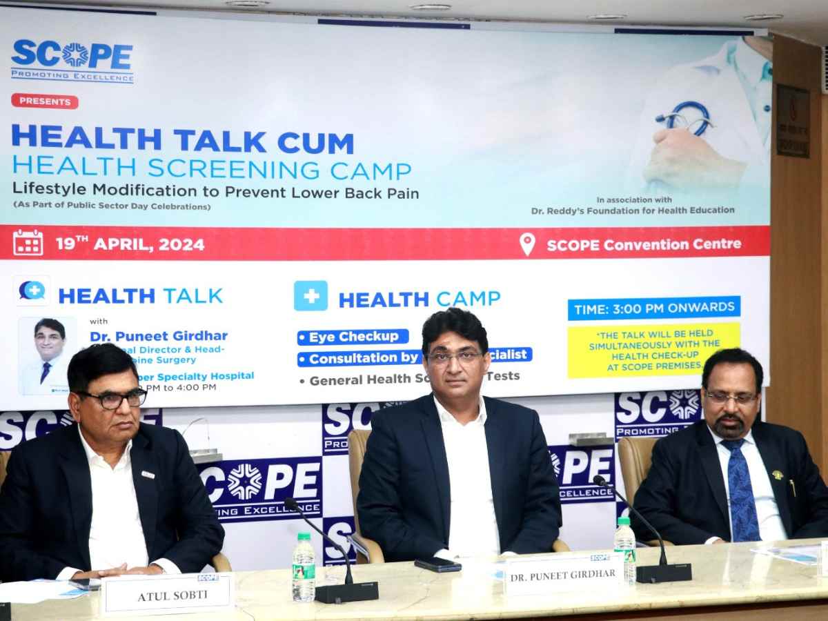 SCOPE promotes overall wellbeing with Health Talk cum Health Screening Camp