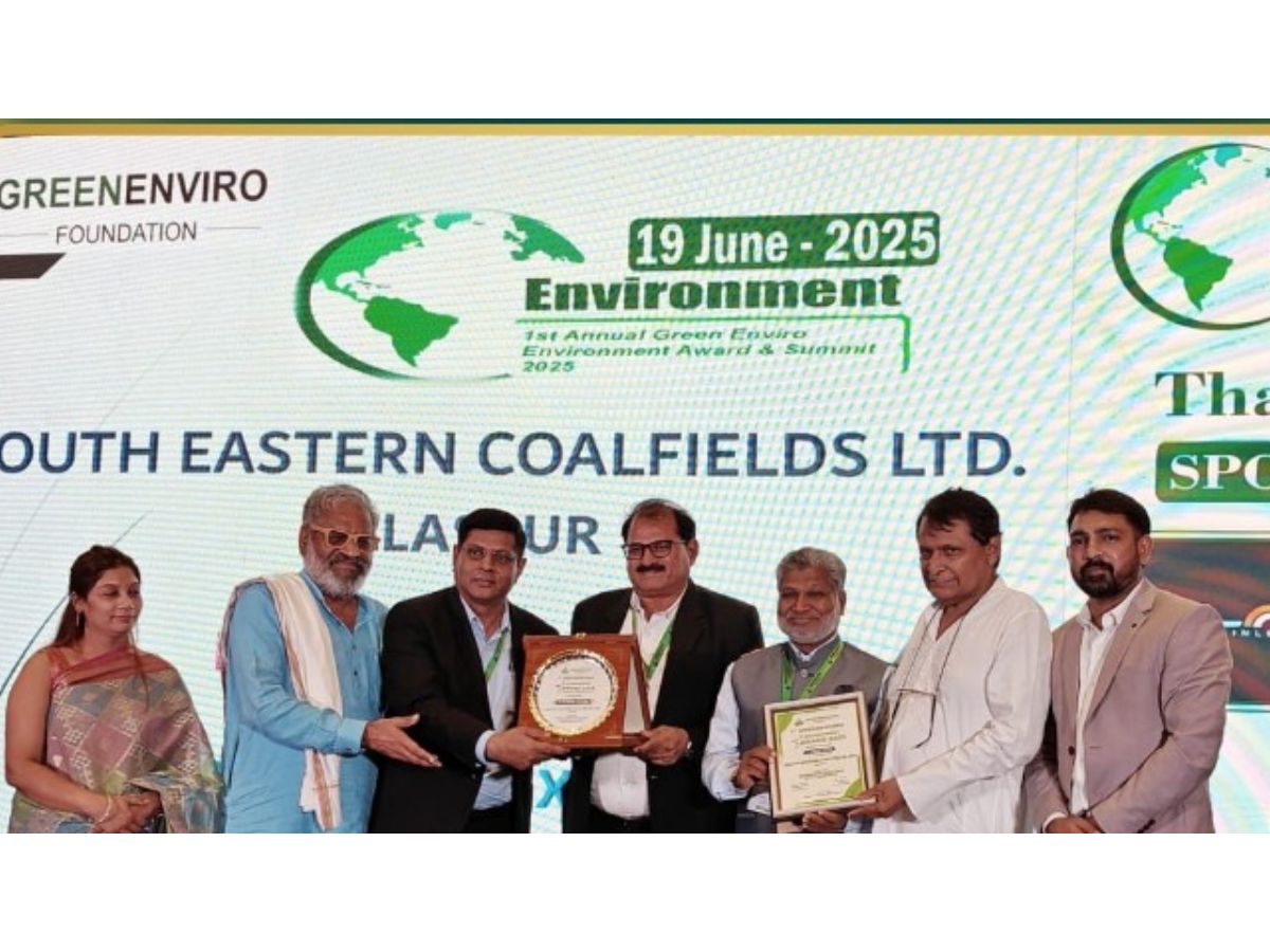 SECL Honoured with Platinum Award for Environmental Excellence