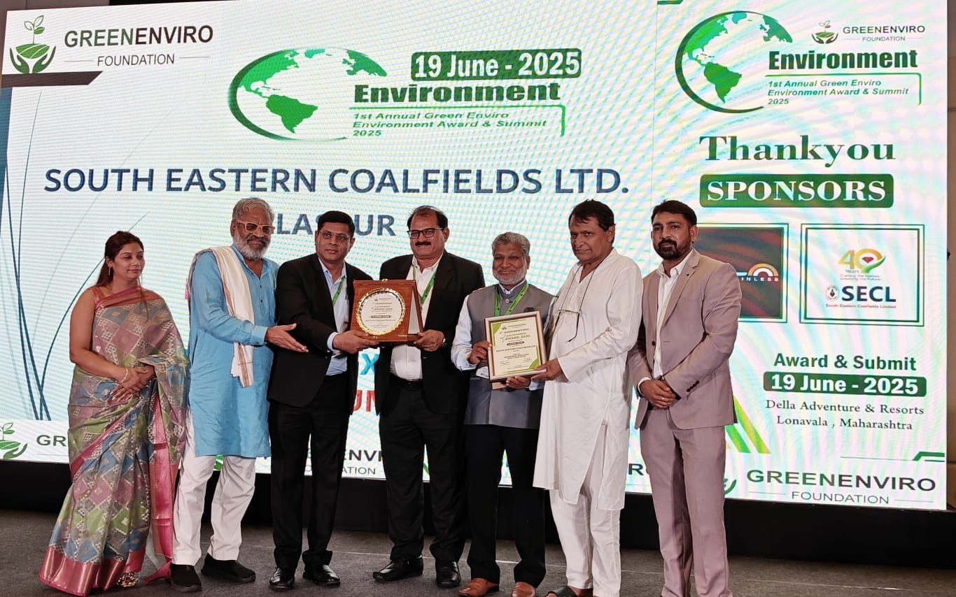 SECL Honoured with Platinum Award for Environmental Excellence