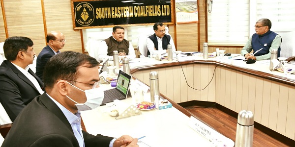 CIL Chairman chaired review meet at SECL