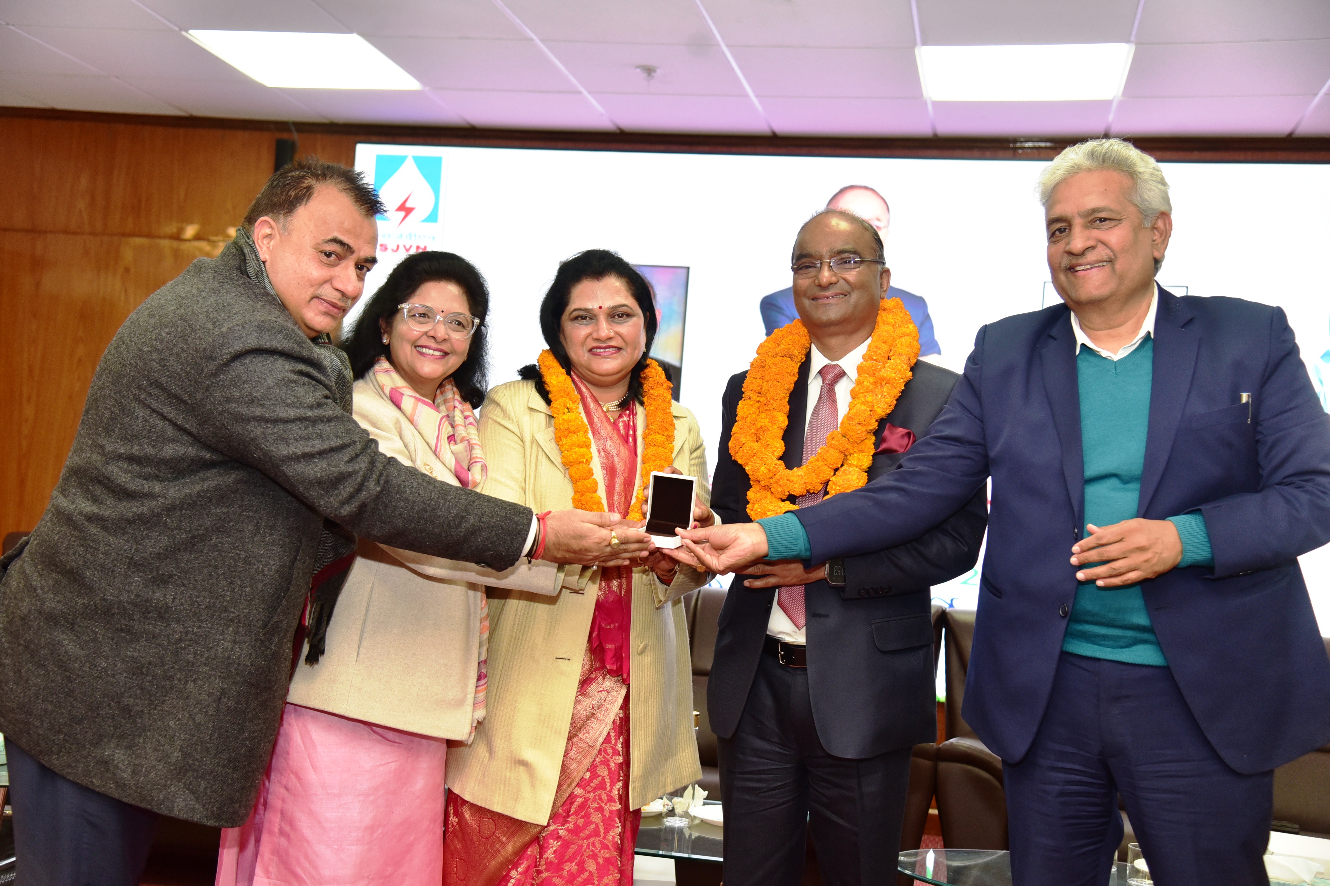 SJVN extends warm farewell to CMD Sh. Nand Lal Sharma