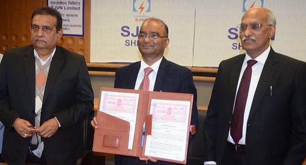 SJVN Signs an MoU with BHEL to Develop Solar Power Projects