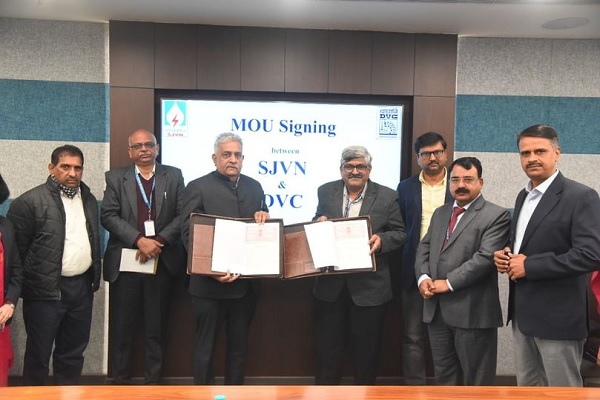 SJVN, DVC signed MoU for harnessing potential Solar Energy