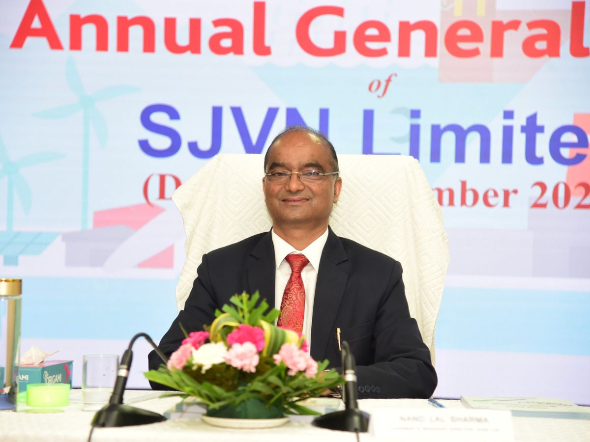 SJVN 35th AGM: CMD highlights company’s Profit increased to Rs. 1363.45 cr in FY23
