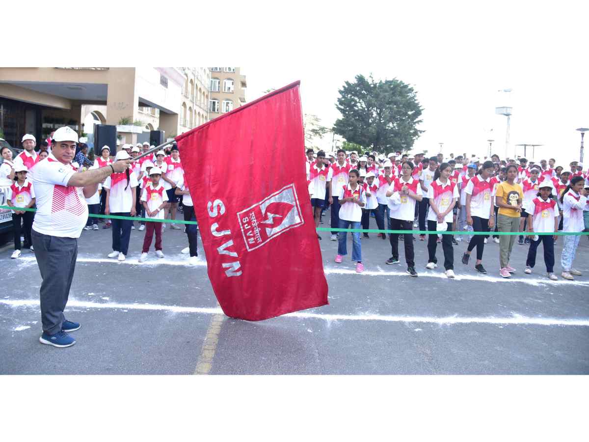 SJVN commences its Raising Day celebrations with Mini Marathon
