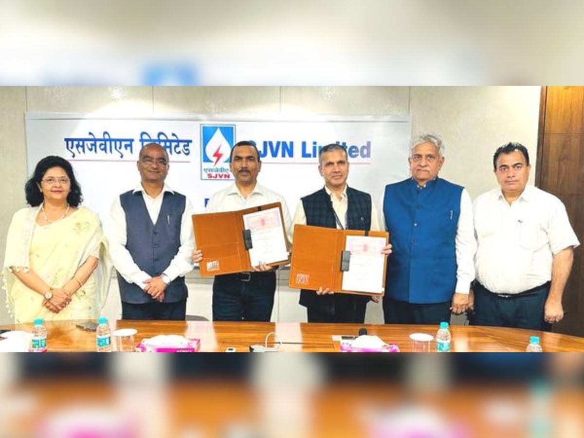 SJVN signed separate MoU with ONGC and SSL