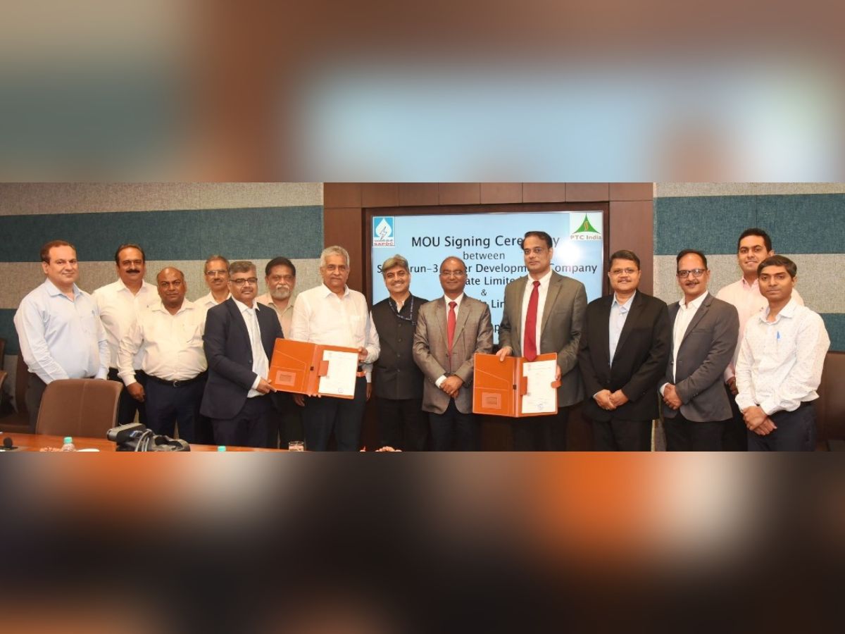 SJVN subsidiary inks MoU with PTC India