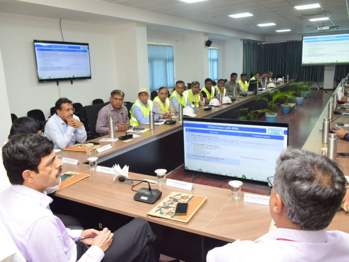 Secretary (Power) Reviewed PVUN, Patratu