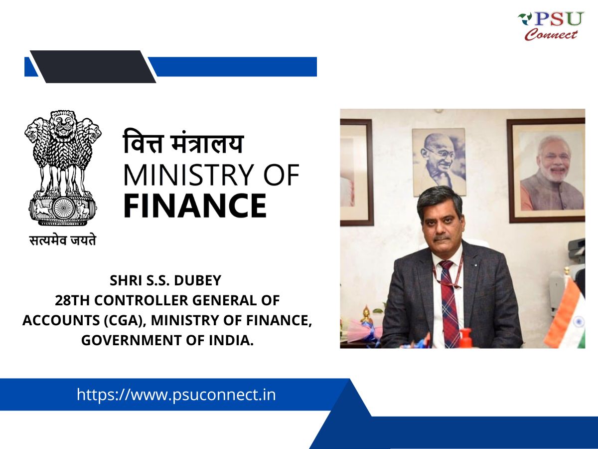 Shri S.S. Dubey takes over as 28th Controller General of Accounts of Ministry of Finance