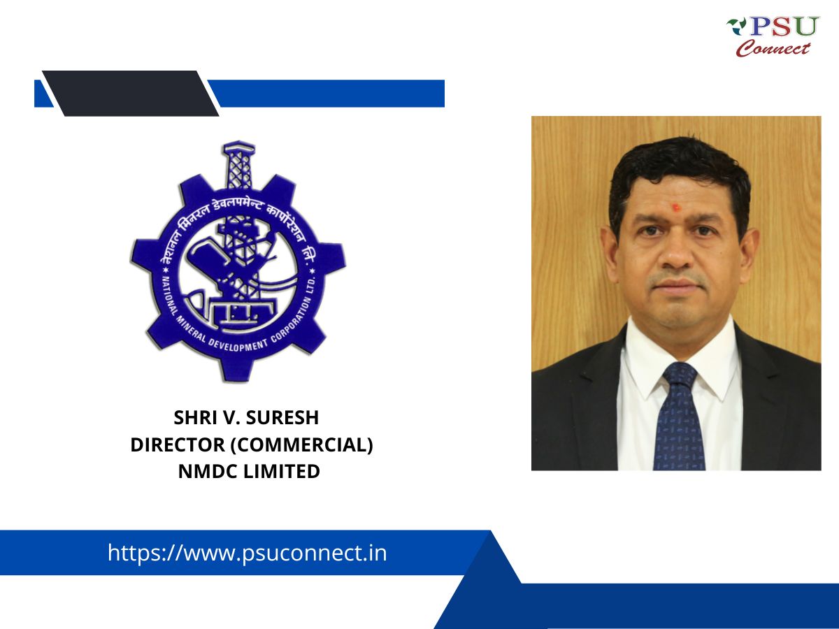Shri V. Suresh joins NMDC as Director (Commercial)