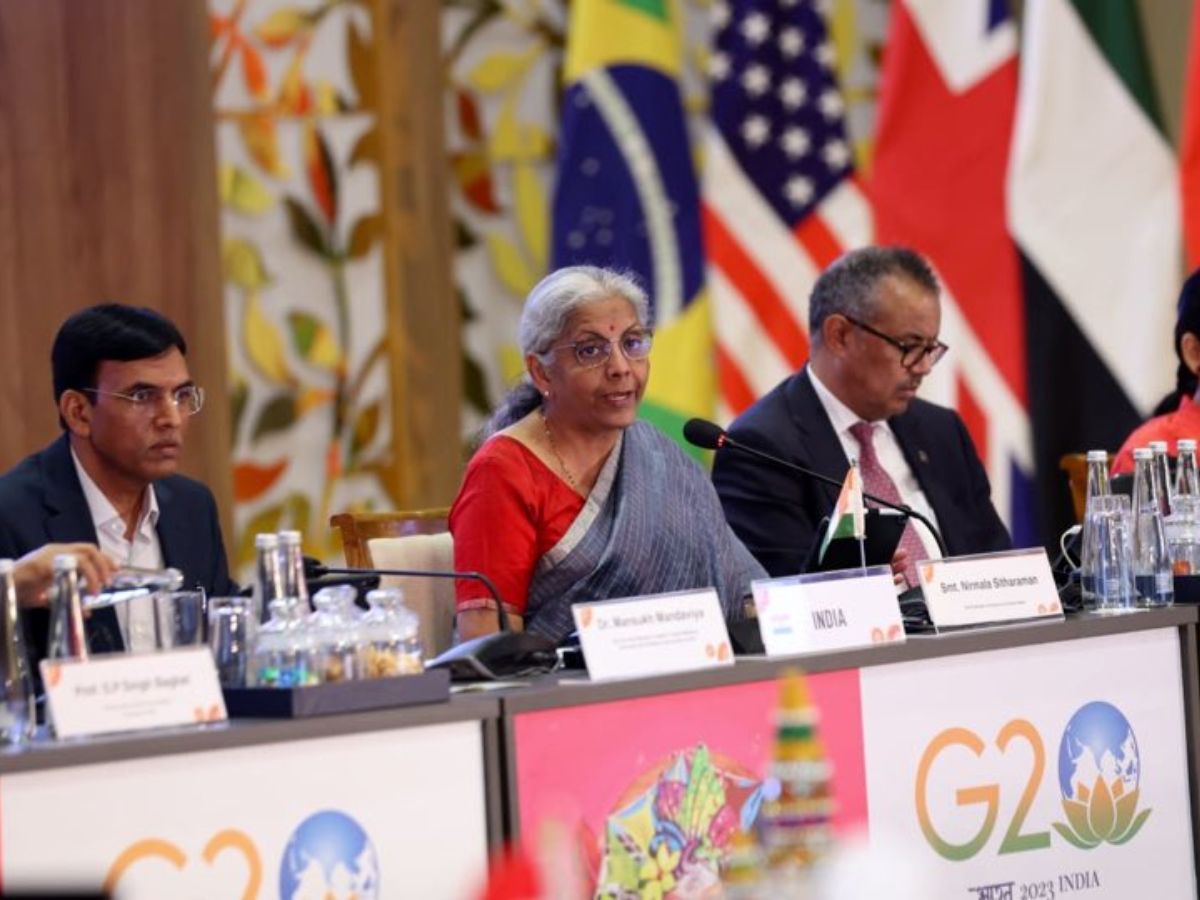 Finance Minister Sitharaman attends G20 Joint Finance & Health Ministerial meeting