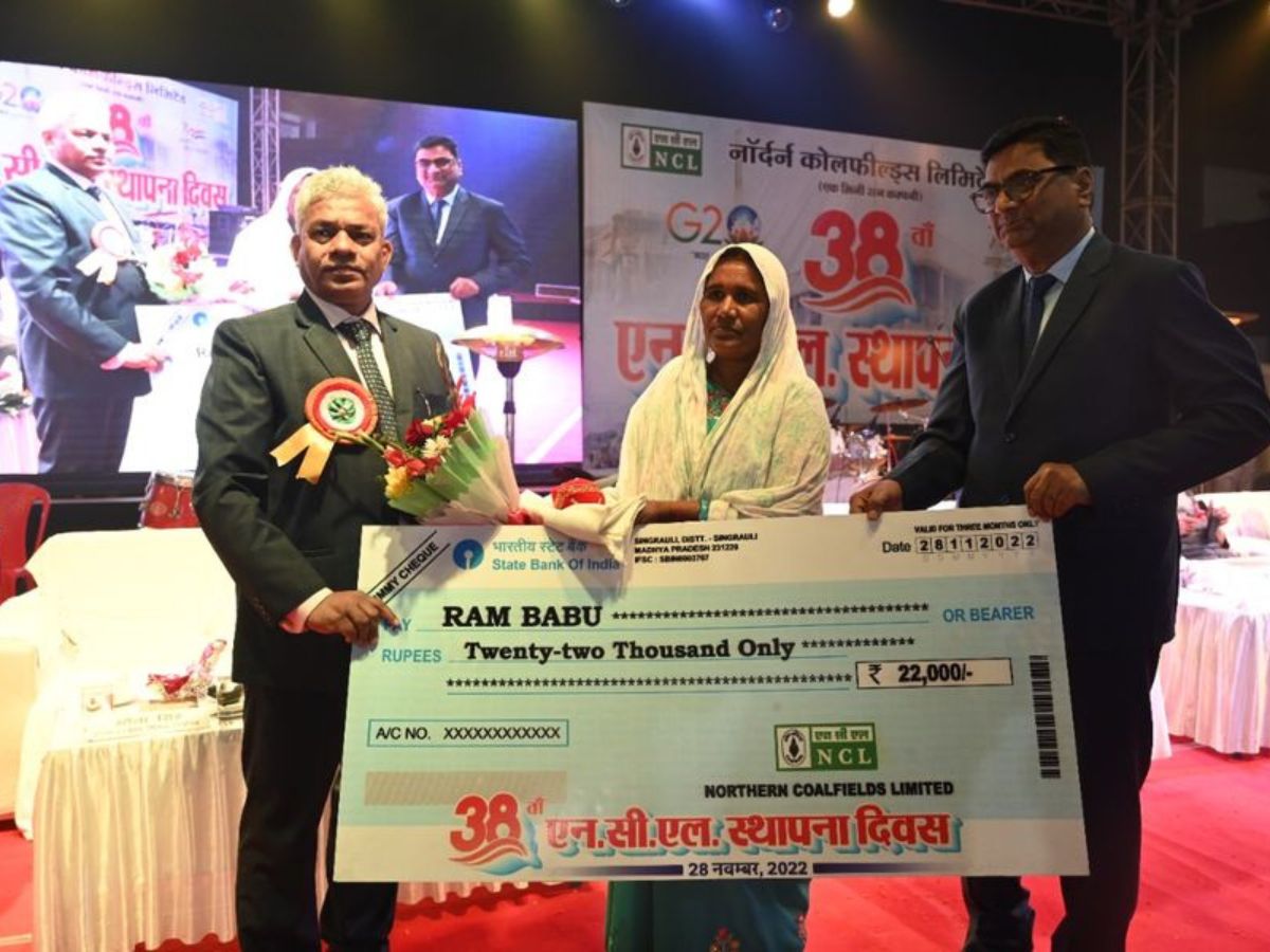Sonbhadra's international player honored on NCL Foundation Day