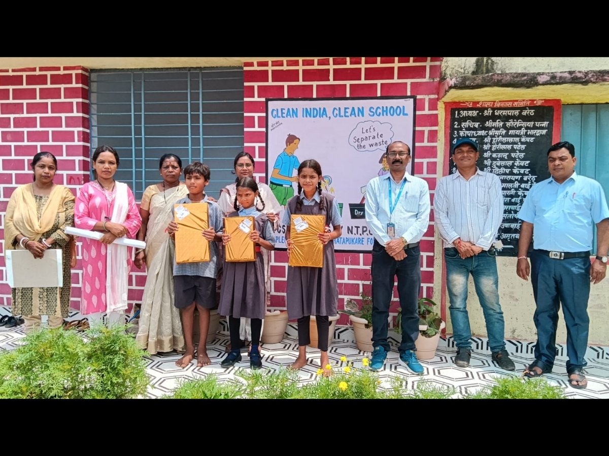 NTPC Korba CSR Organises “Green India Clean India – Ek Ped Maa Ke Naam” Programme at Charpara Kohdiya