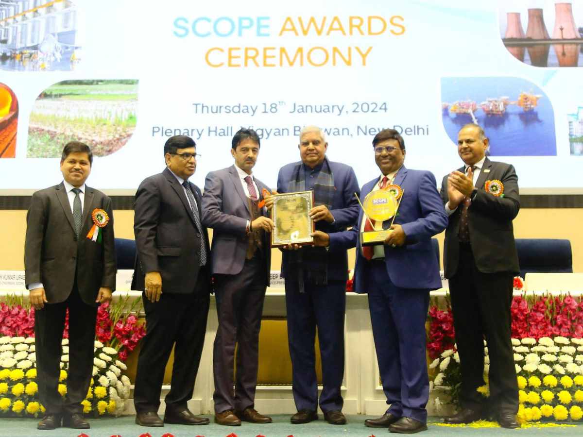 THDCIL Bags SCOPE Meritorious Award for Best Practices in HRM