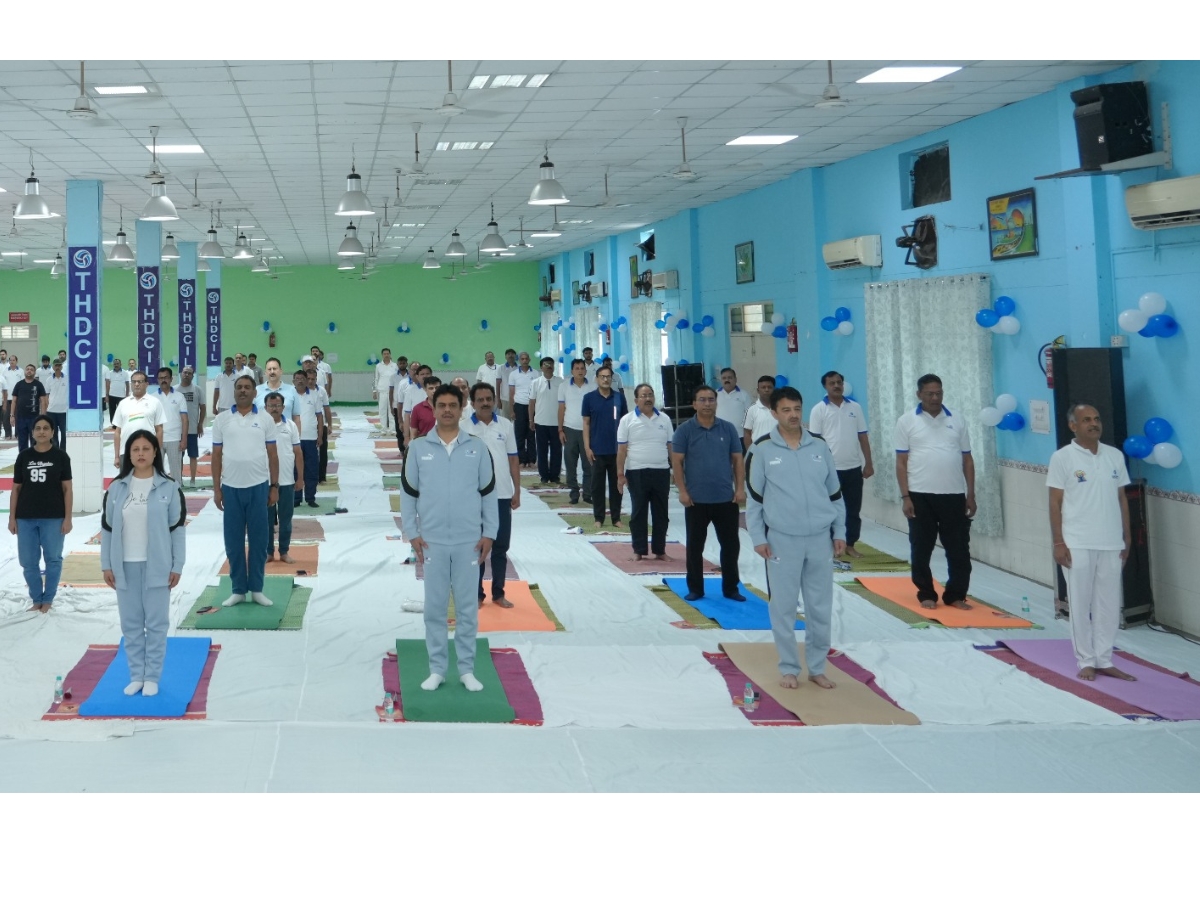 THDC India Limited Celebrated 11th International Yoga Day with Enthusiasm and Spirit