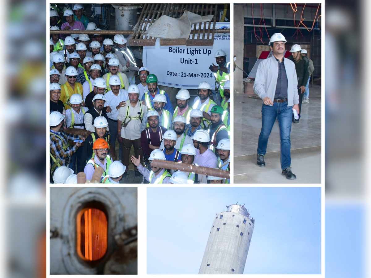 THDC Khurja Plant completes Unit-1 Boiler light up