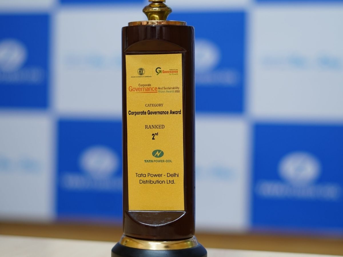 Tata Power DDL conferred with ICC Award for Corporate Governance