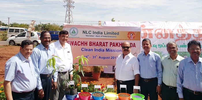 NLCIL inaugurated the Mass plantation of Ultra High Density Mango Saplings in Neyveli