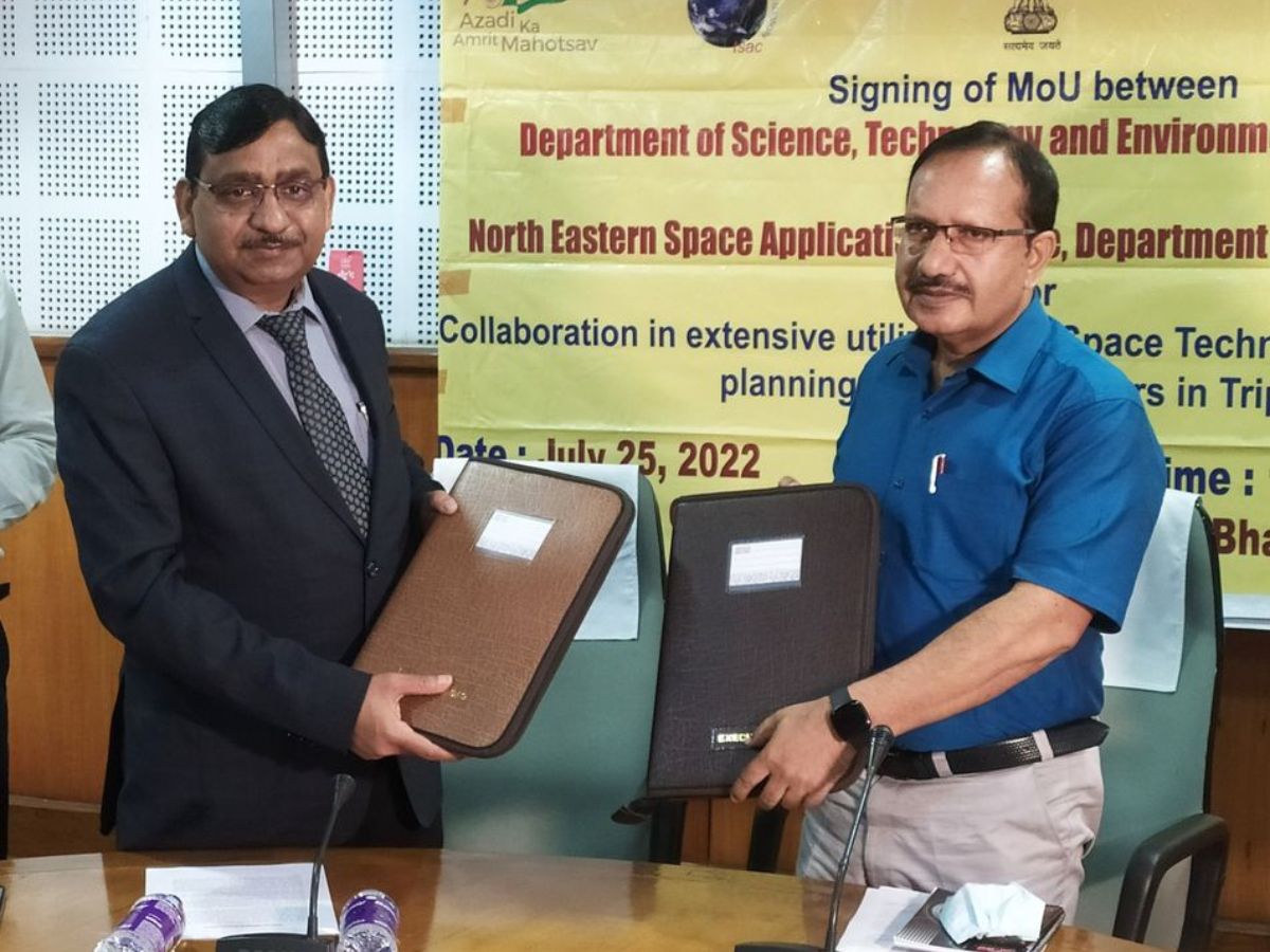 Tripura Govt and NESAC inks MoU to facilitate joint execution of projects