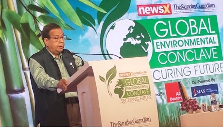 Dr. UD Choubey Addresses Global Environmental Conclave