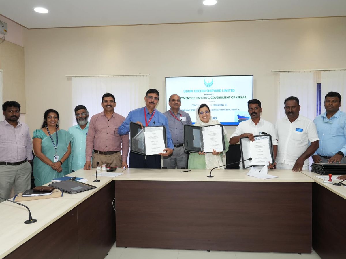 CSL subsidiary Udupi Cochin Shipyard Limited signed a tripartite agreement