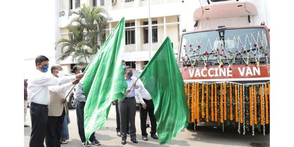 NALCO donates refrigerated truck for transportation of COVID-19 vaccines