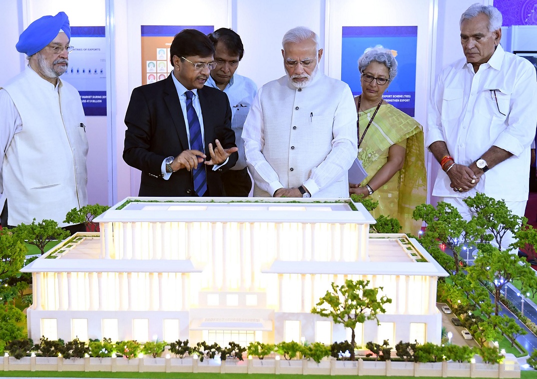 PM Lays Foundation Stone for Vanijya Bhawan