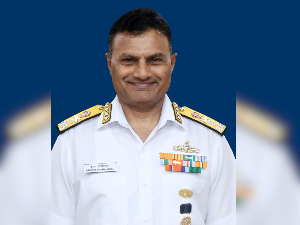 Vice Admiral Krishna Swaminathan Takes Over as Controller of Personnel Services in Indian Navy