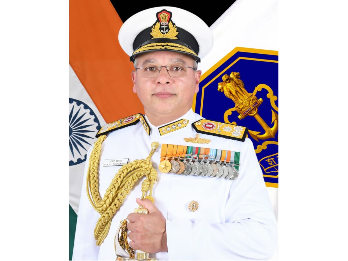 Vice Admiral Rajesh Pendharkar, superannuated after almost 40 years of service in Indian Navy