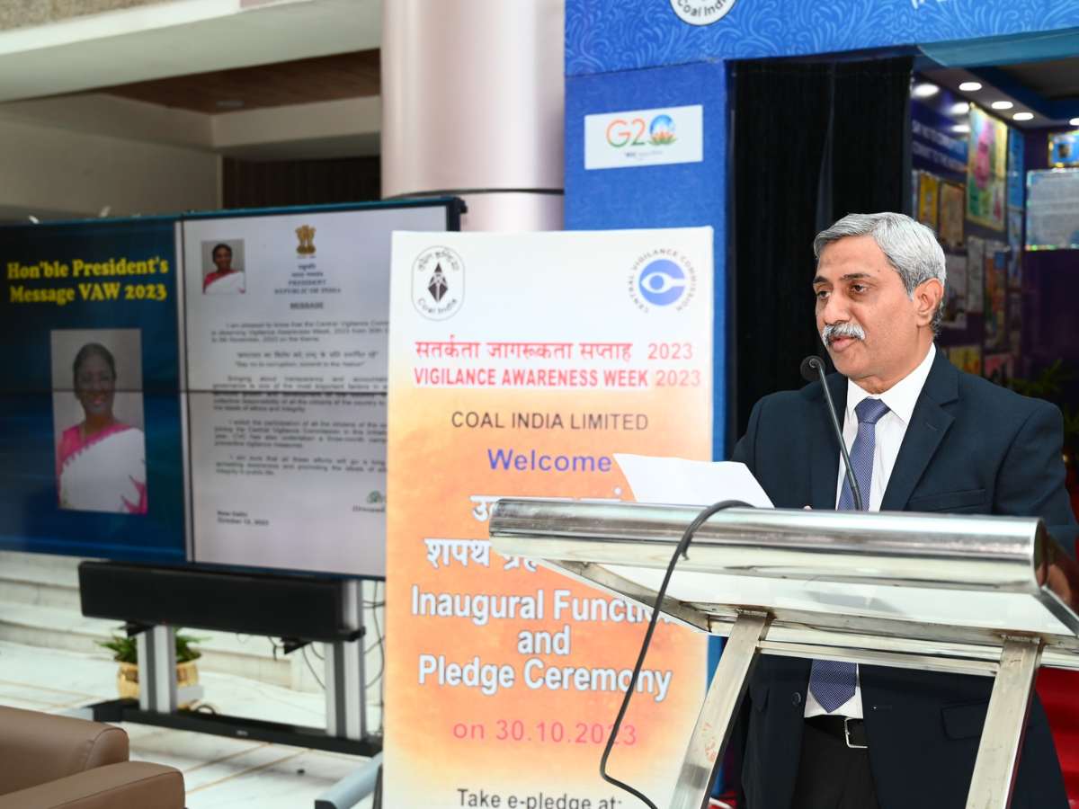 Vigilance Awareness Week commences at Coal India