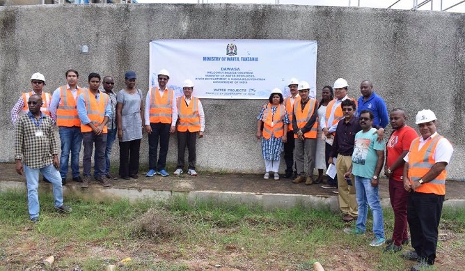 Addl. Secretary MoWR visites Ruvu Water Treatment Plant
