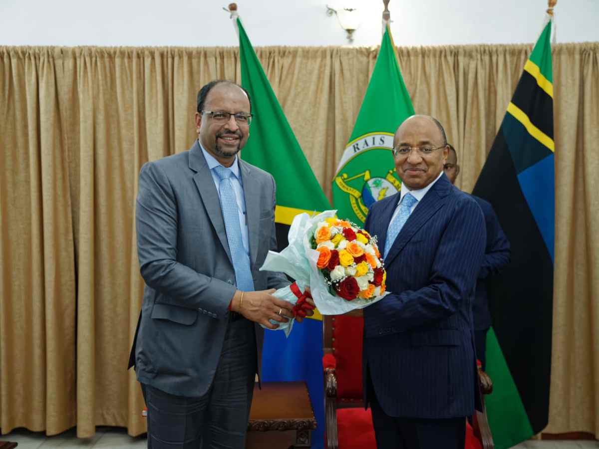 WAPCOS CMD called on Zanzibar President to appraise WAPCOS operations in Zanzibar