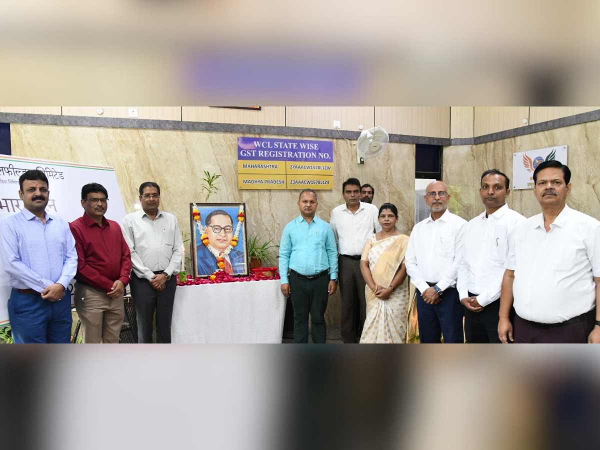 WCL team pays tribute to Bharat Ratna Baba Saheb Dr. Bhimrao Ambedkar