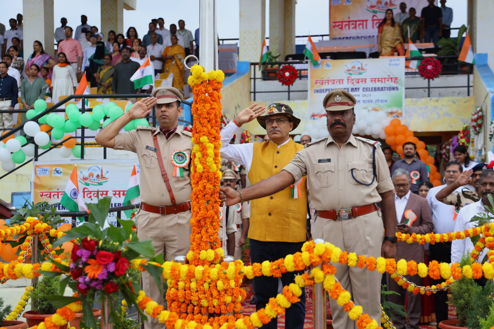 NTPC Kudgi Celebrates 79th Independence Day with Patriotic Zeal