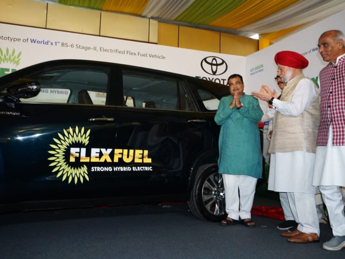 World’s 1st BS-6 Stage-II, Electrified Flex fuel vehicle unveiled