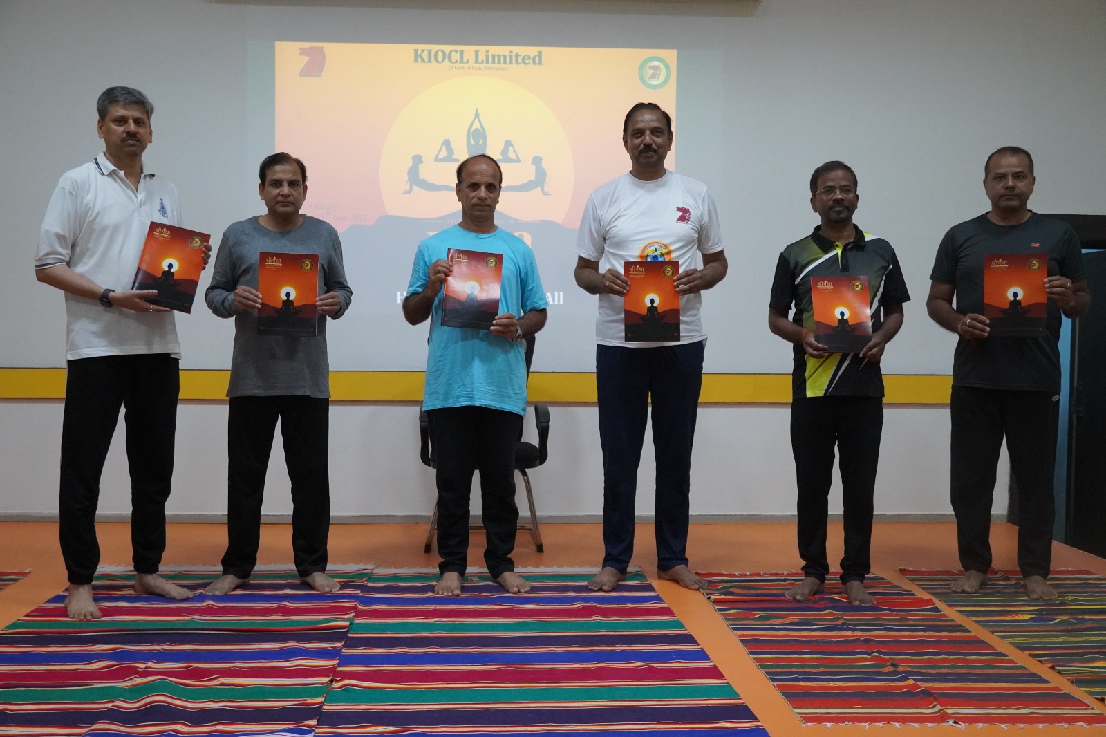 Celebration of 11th International Day of Yoga at KIOCL Limited