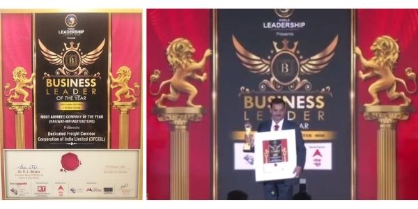 DFCCIL received Most Admired Company of the Year-Railway Infrastructure Award