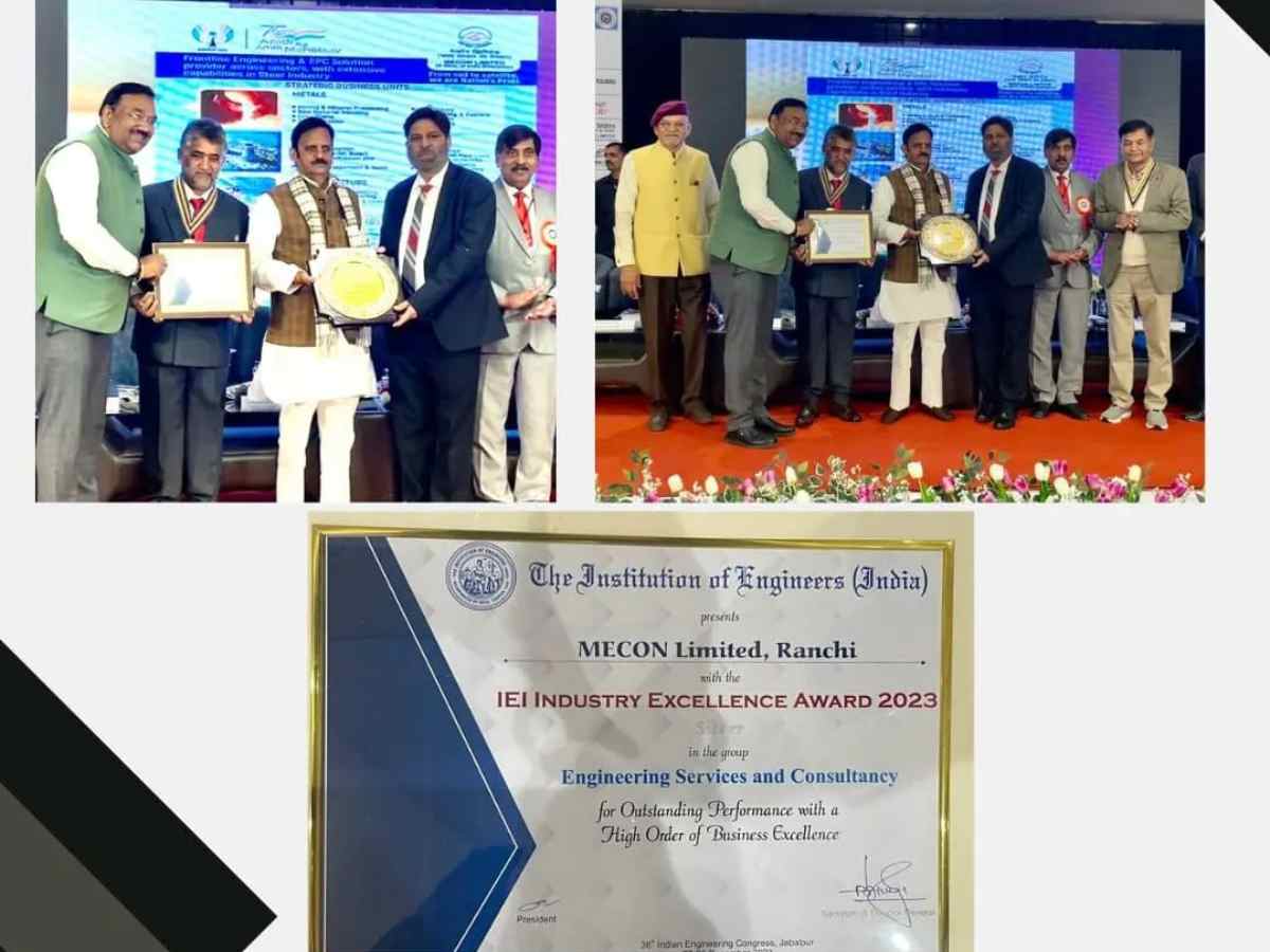 PSU Awards: MECON bags IEI Industry Excellence Award