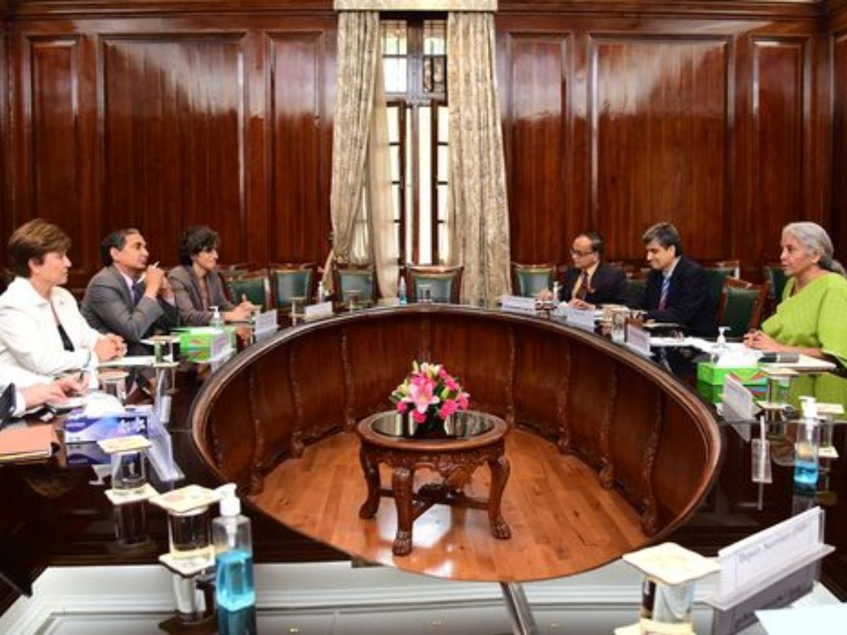 FinMin Sitharaman met Kristalina Georgieva, MD, IMF