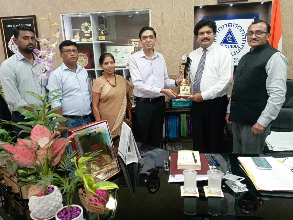 NLC India won 'The GEEF Global Environment Award 2024'