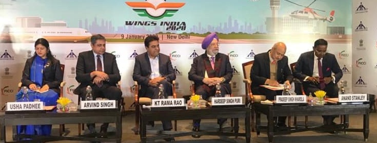AAI delivers the welcome address at the curtain raiser of wings India 2020