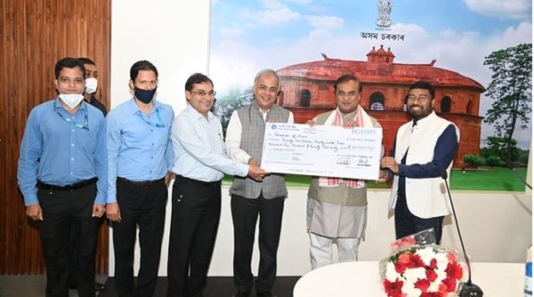 BCPL handed over maiden dividend cheque for FY21 to Assam Govt