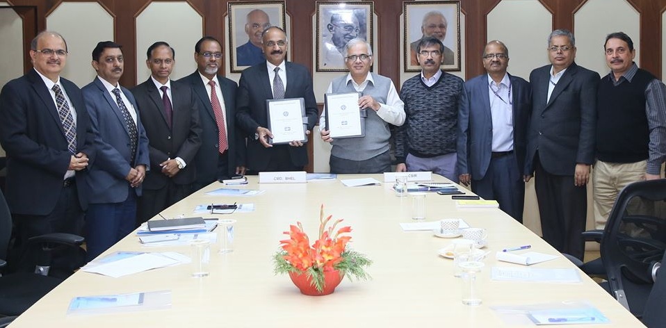 BHEL signs MoU with CSIR