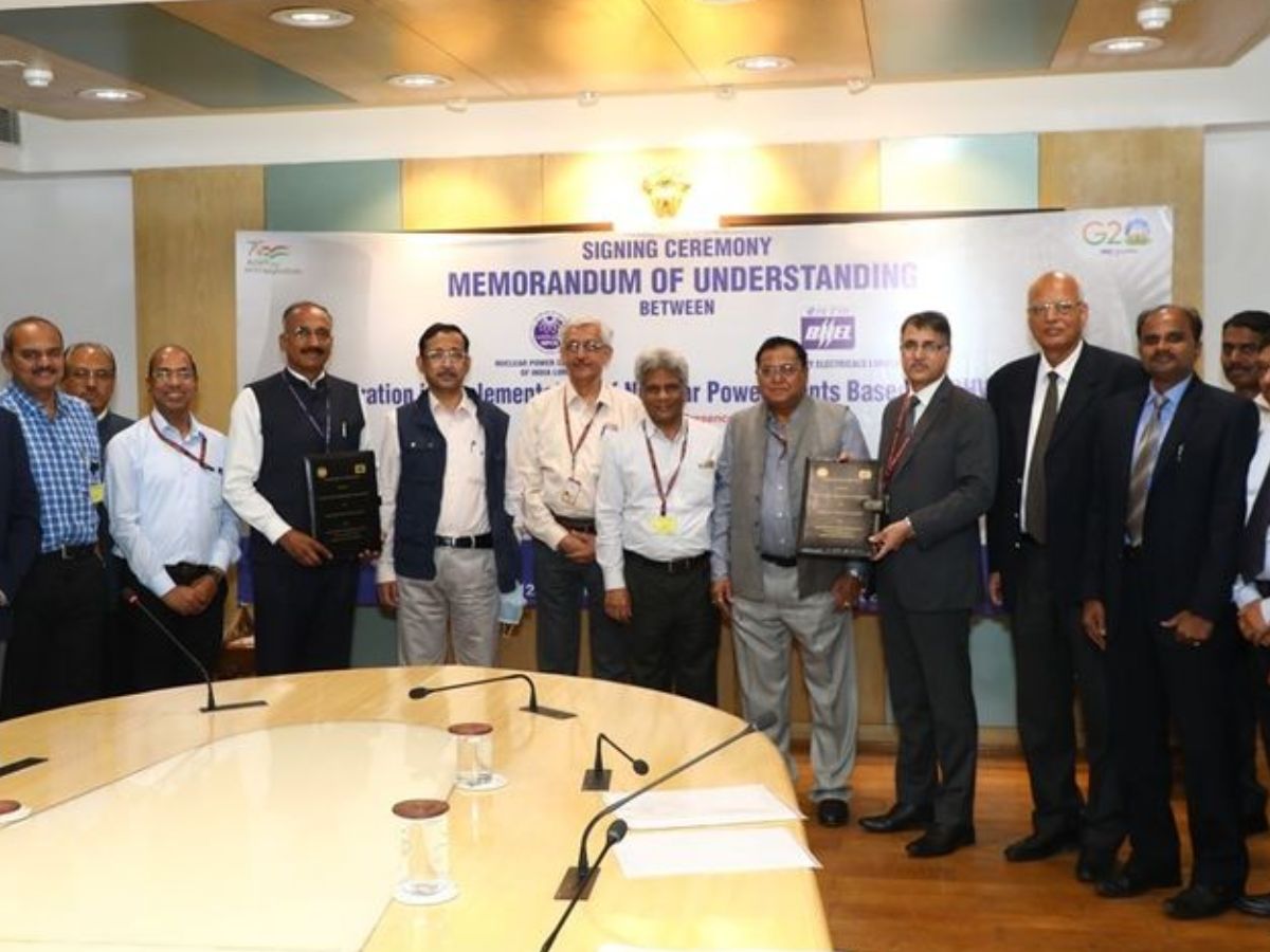 BHEL and NPCIL sign MoU for Collaboration for PHWR Tech based Nuclear Power Plants