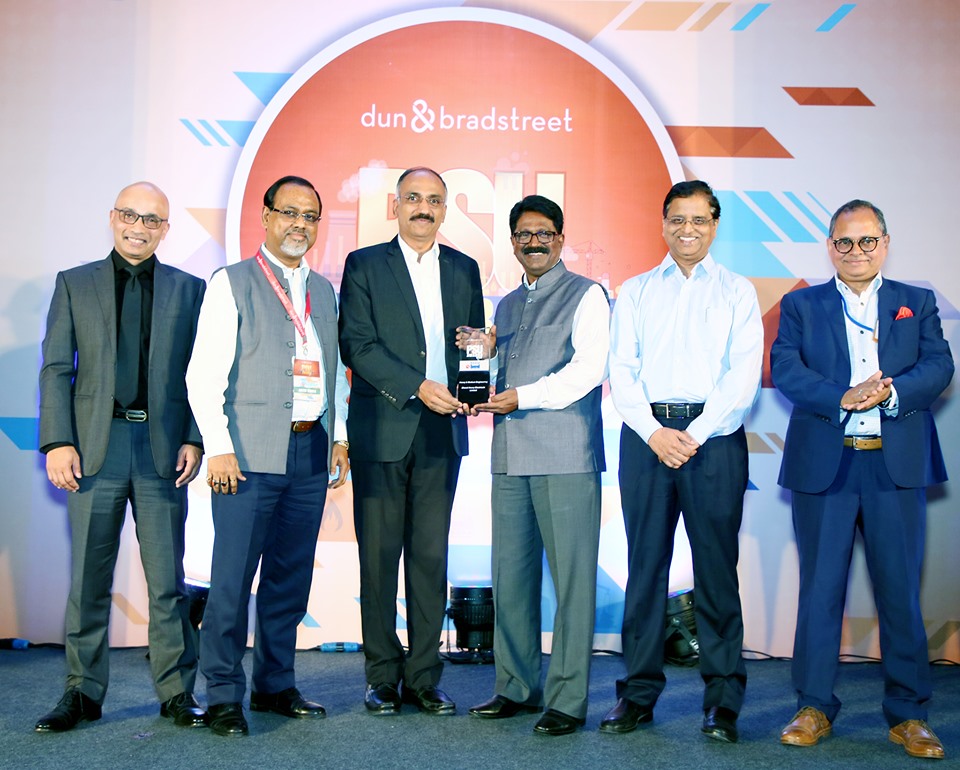 BHEL conferred the Dun and Bradstreet PSU Award 2019.