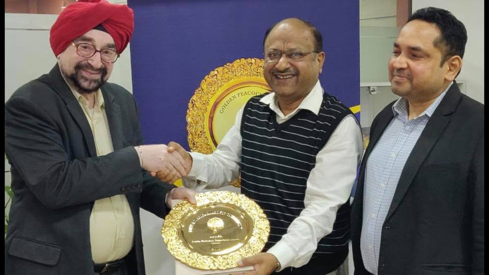 Bharat Petroleum receives the prestigious golden peacock award