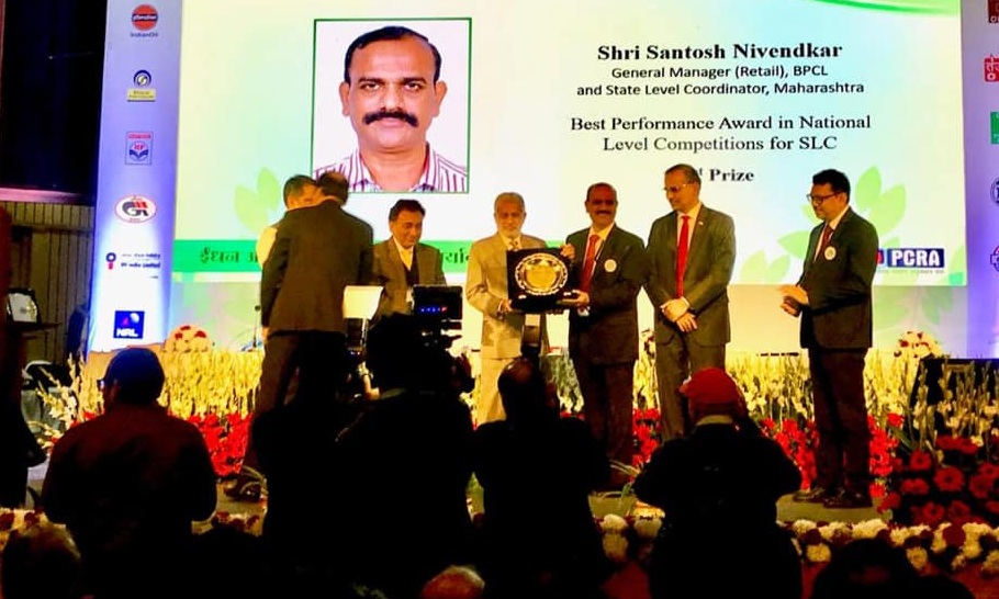 Shri Santosh Nivendkar State Level Coordinator Receives The 1st Prize